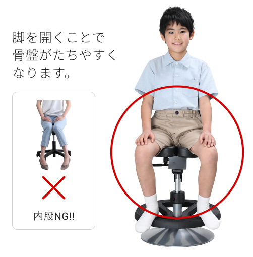 【美品 クッション 足置付】アーユルチェア ルナ 丸ベースタイプ レッド 赤 丸ベースタイプ ルナ｜腰痛対策・姿勢改善椅子、学習椅子（イス