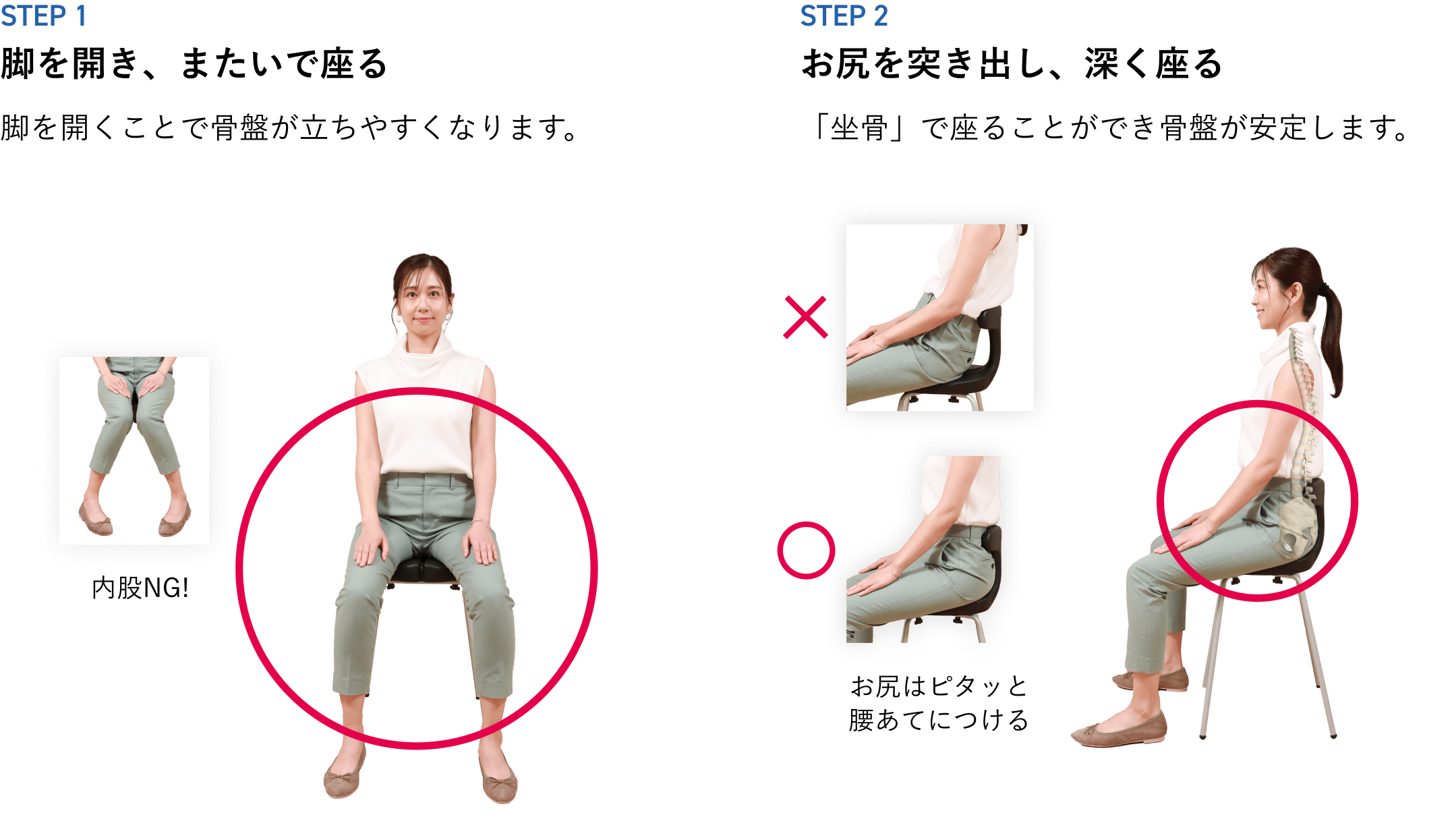 アーユル・チェアー スツール 使いかた