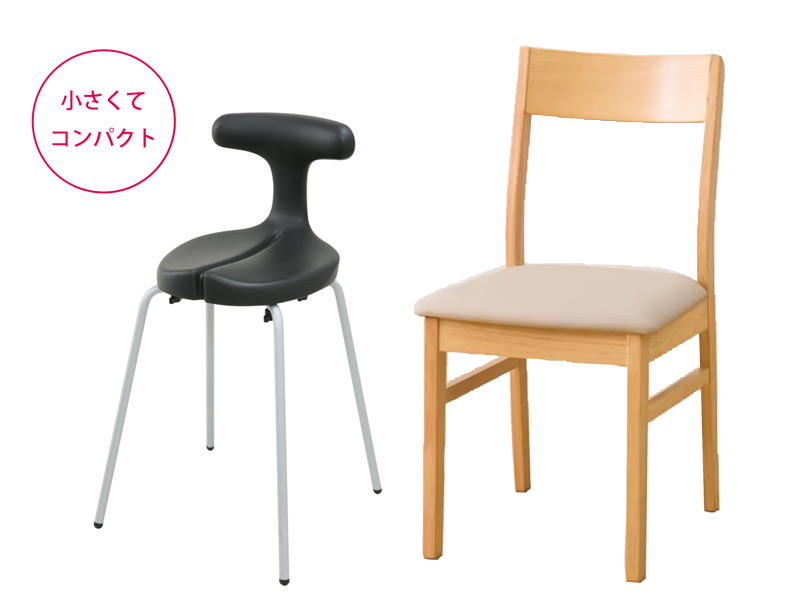 美品  アーユル・チェア ayur-chair スツールタイプ ダイニングチェア SH49 ダイニングチェア ブラウン 四本脚 姿勢矯正 健康椅子【糸島市内 送料無料】1014-4 美品 アーユル・チェア ayur-chair スツールタイプ ダイニングチェア